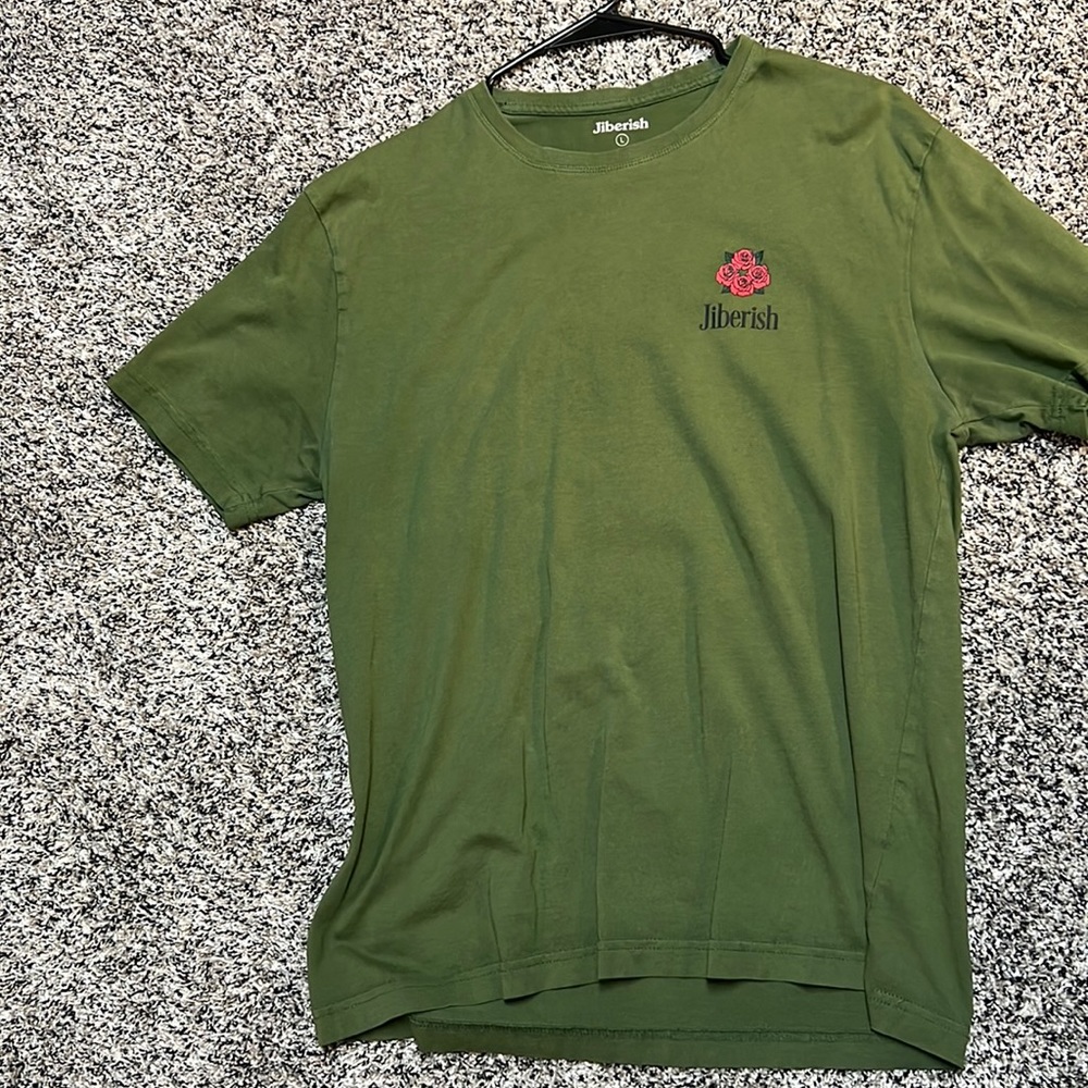 Green gibberish T-shirt